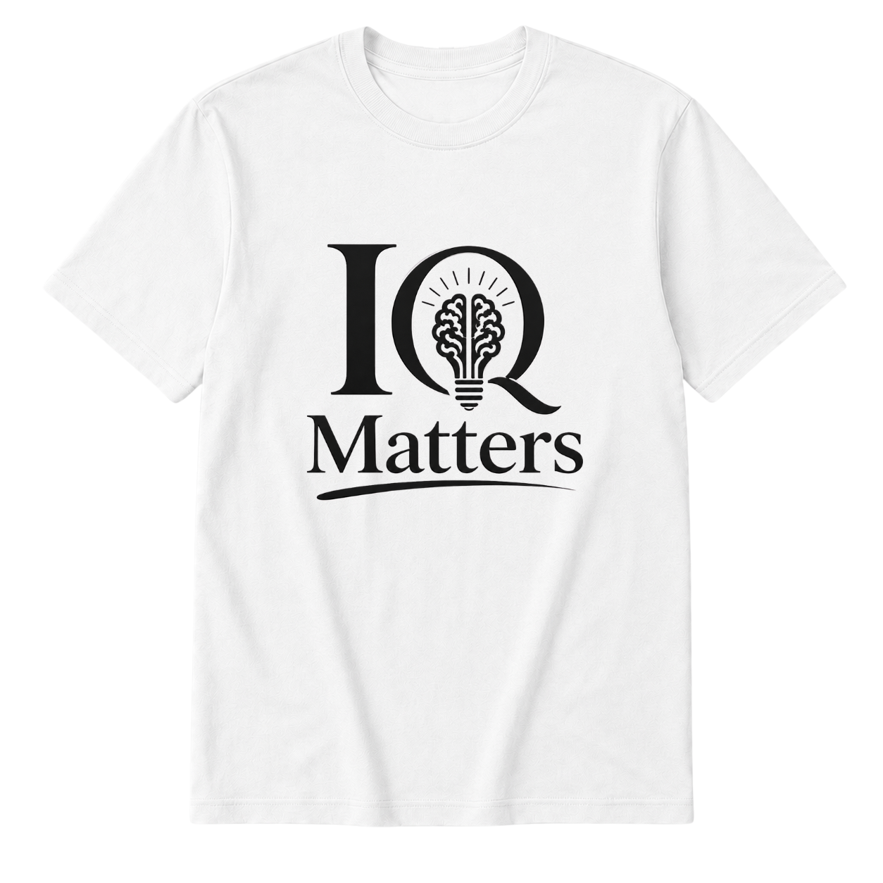 White IQ Matters Goldmind t-shirt